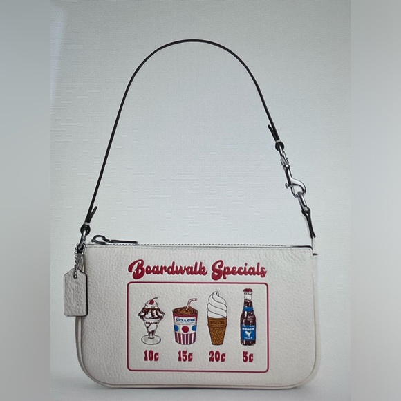 🍦COACH NOLITA 19 WITH BOARDWALK GRAPHIC 🍦 NWT 🍦 - Picture 10 of 16